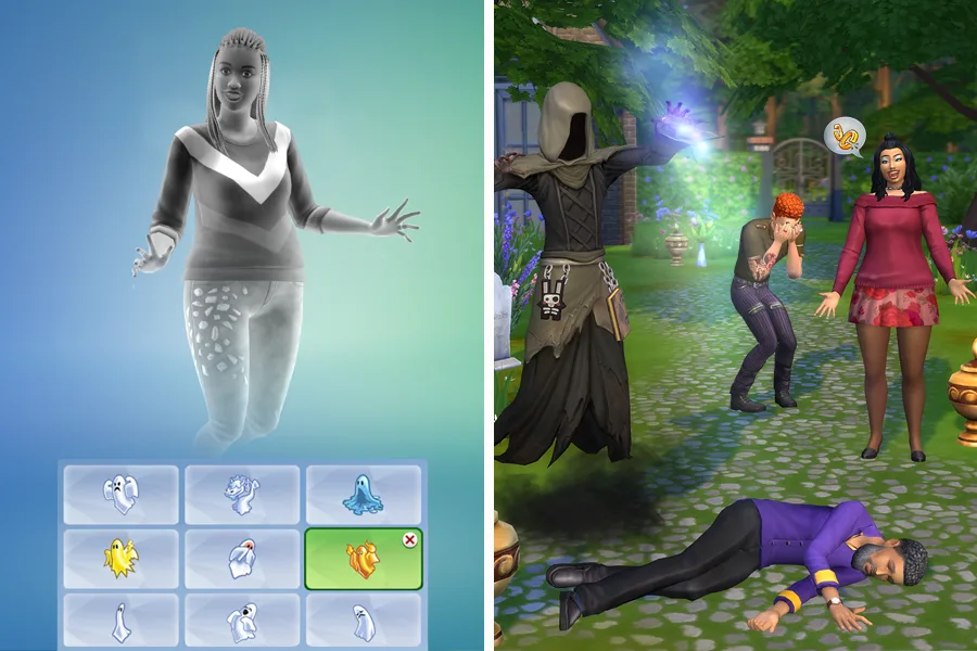 The Sims 4 recebe Fantasmas customizáveis e Estilos de Luto