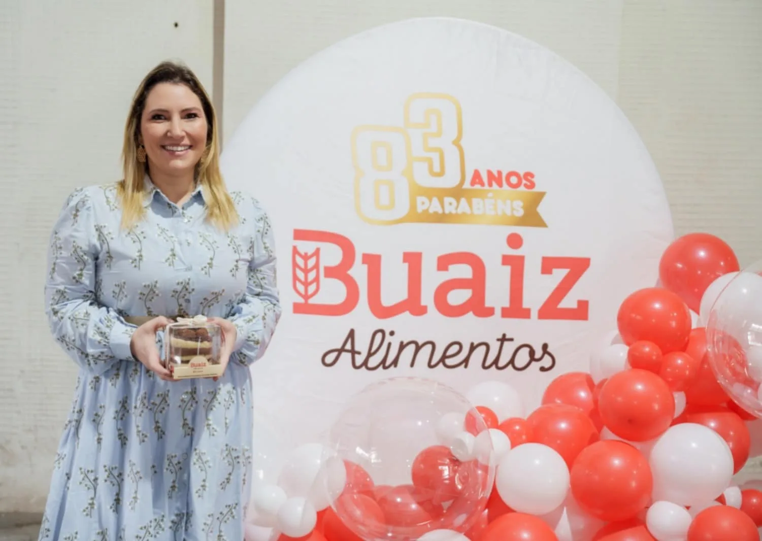 Buaiz Alimentos celebra seus 83 anos com ação especial para os colaboradores