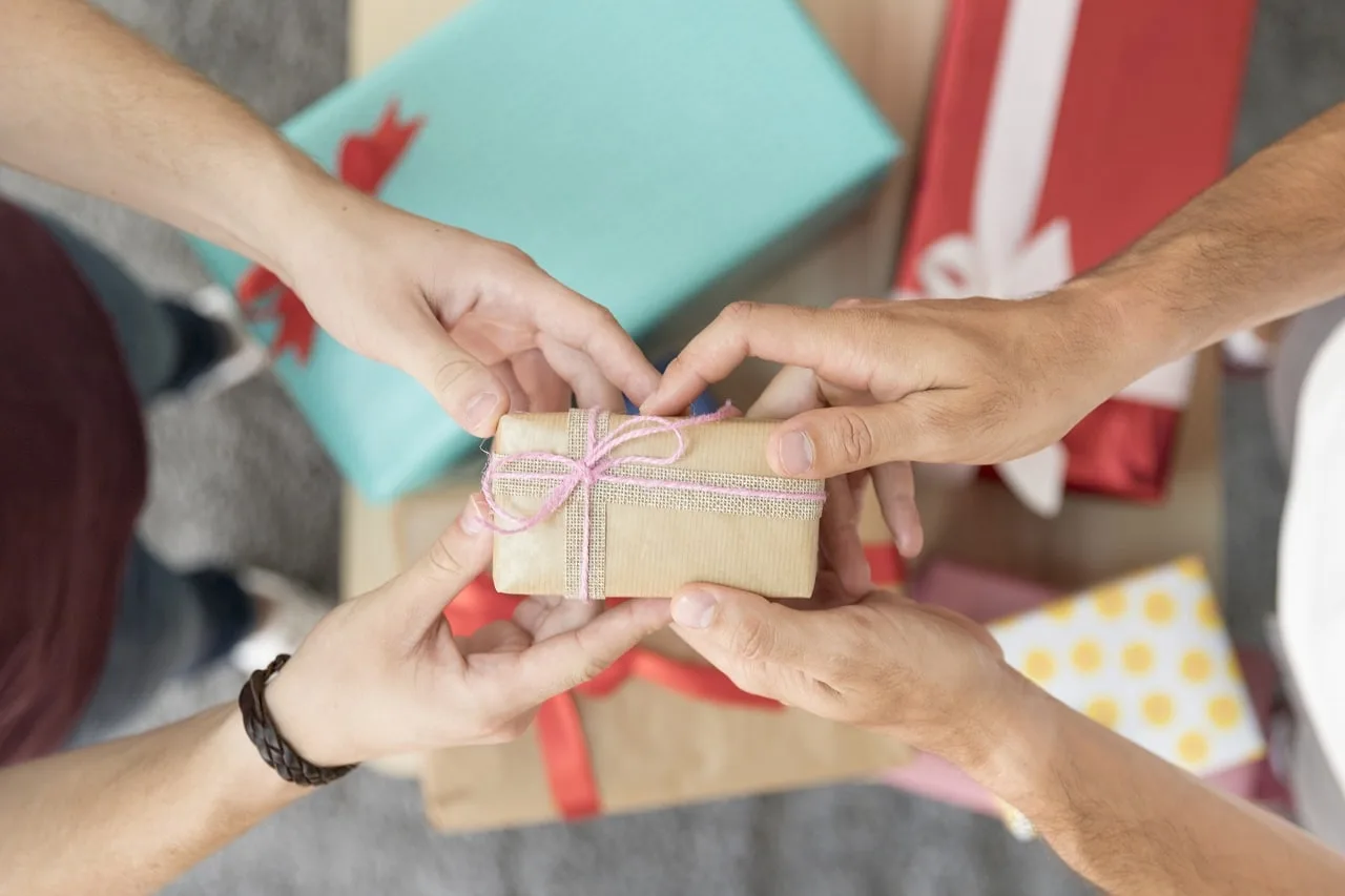 Entrega de presentes