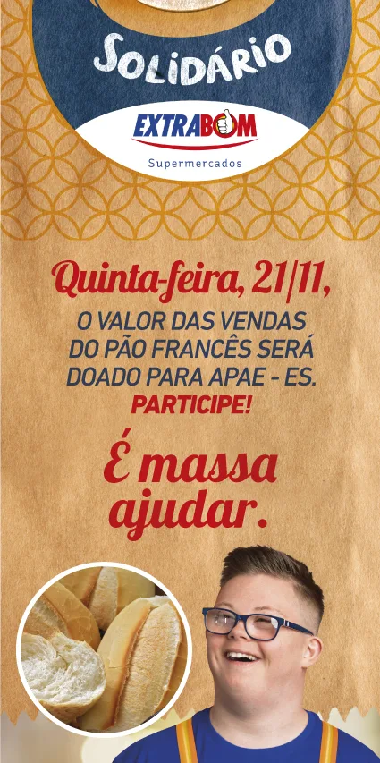 Dia do Pãozinho Solidário será nesta quinta (21)