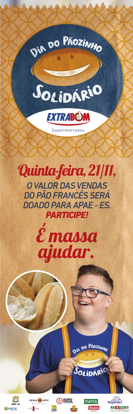 Dia do Pãozinho Solidário será nesta quinta (21)