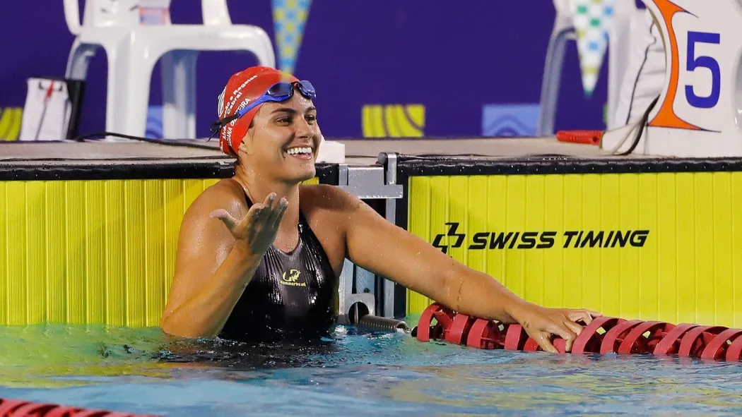 07.12..24 – Campeonato Brasileiro Loterias Caixa de Natação no CT Paralímpico, em São Paulo. Atleta: Mariana Gesteira Ribeiro. Foto: Edu Viana/CPB Protegida por Direitos.