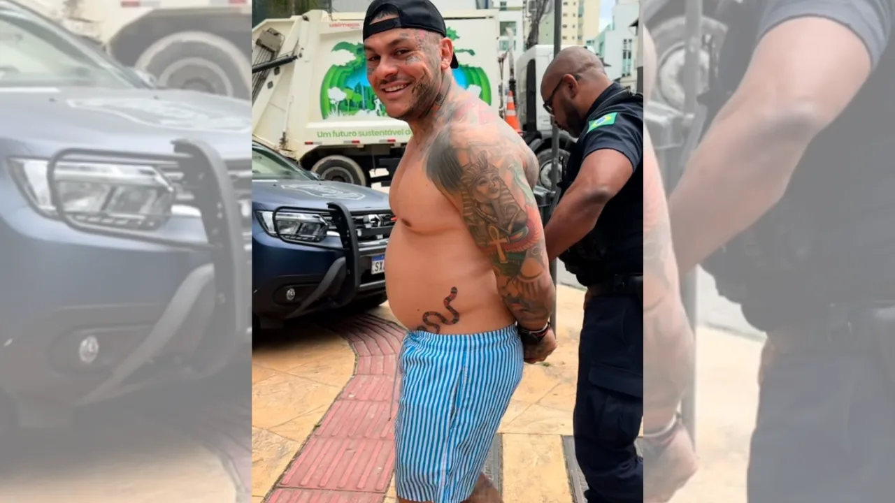 VÍDEO | Influenciador Toguro é detido e posta foto em tom de deboche