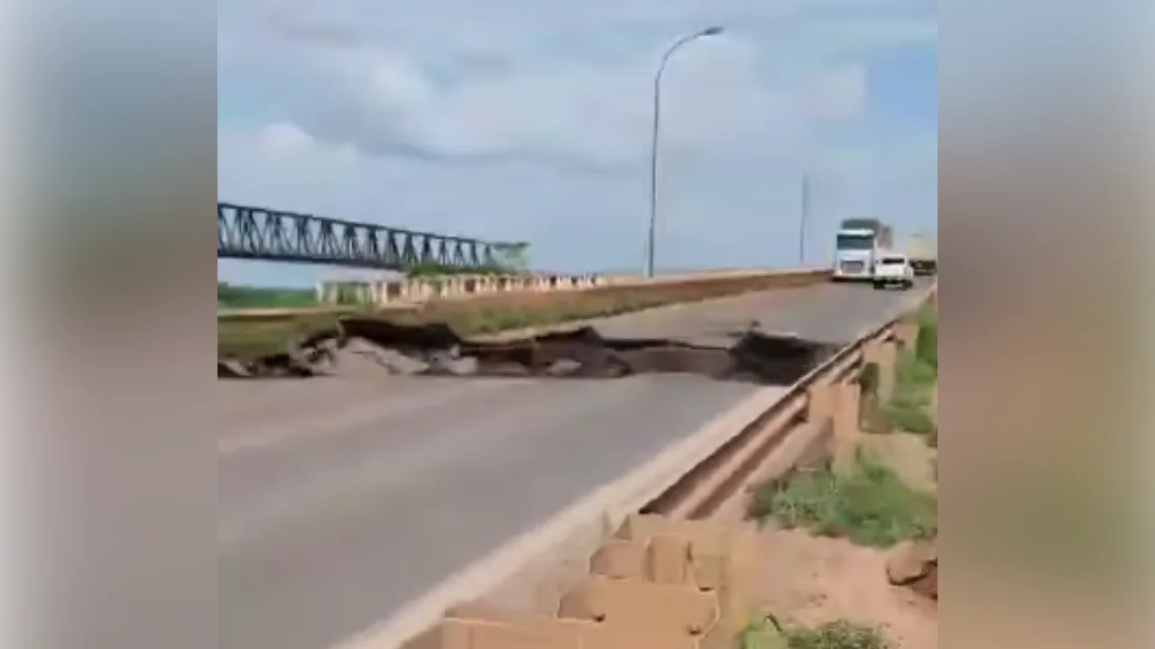 VÍDEO | Ponte que ligava Maranhão e Tocantins desaba; caminhão passava pelo local