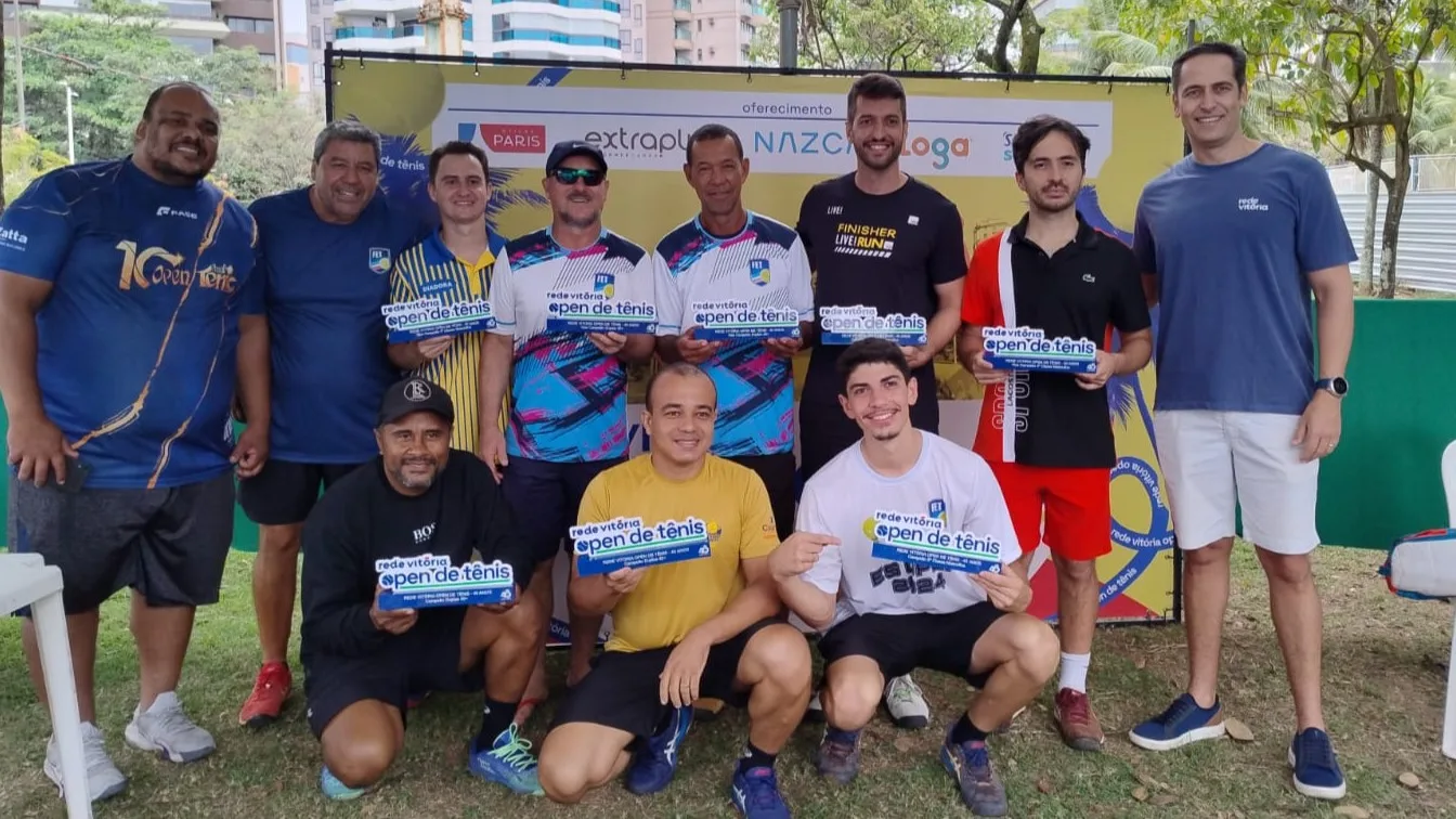 Confira os campeões do 1º Rede Vitória Open de Tênis