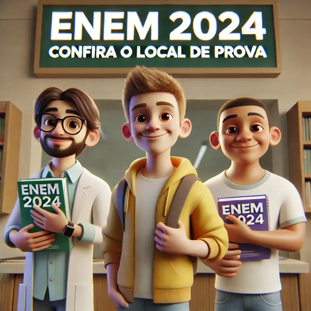 Enem 2024: saiba como consultar o local de prova e prepare-se!