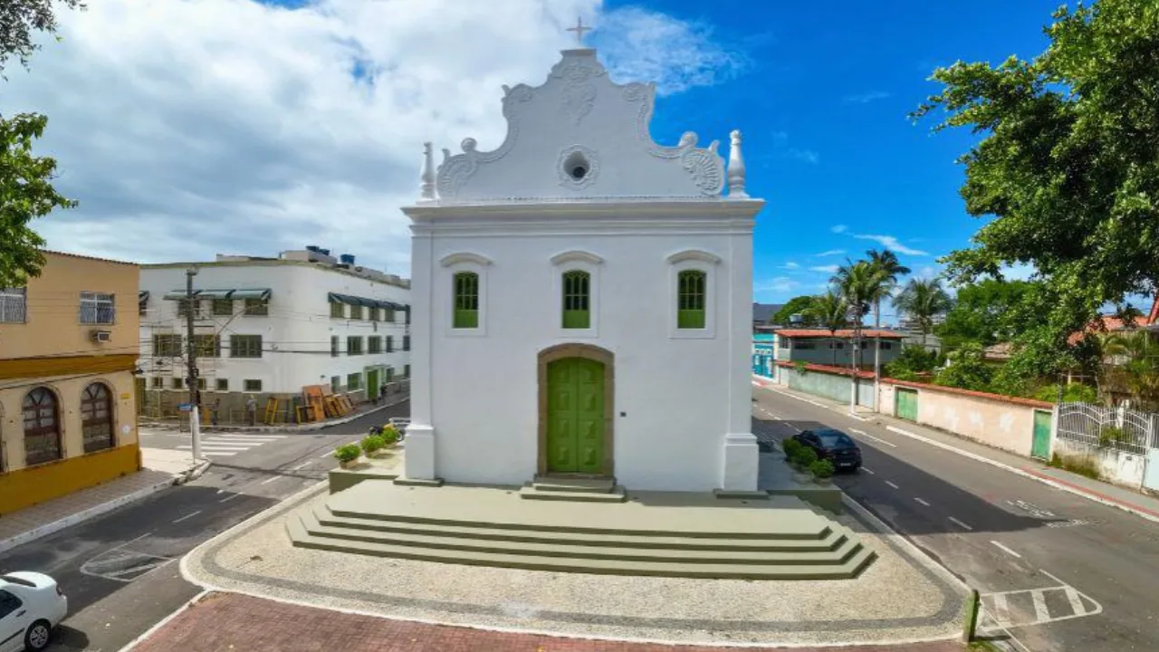 Restauro da Igreja do Rosário, em Vila Velha, é concluído após três meses