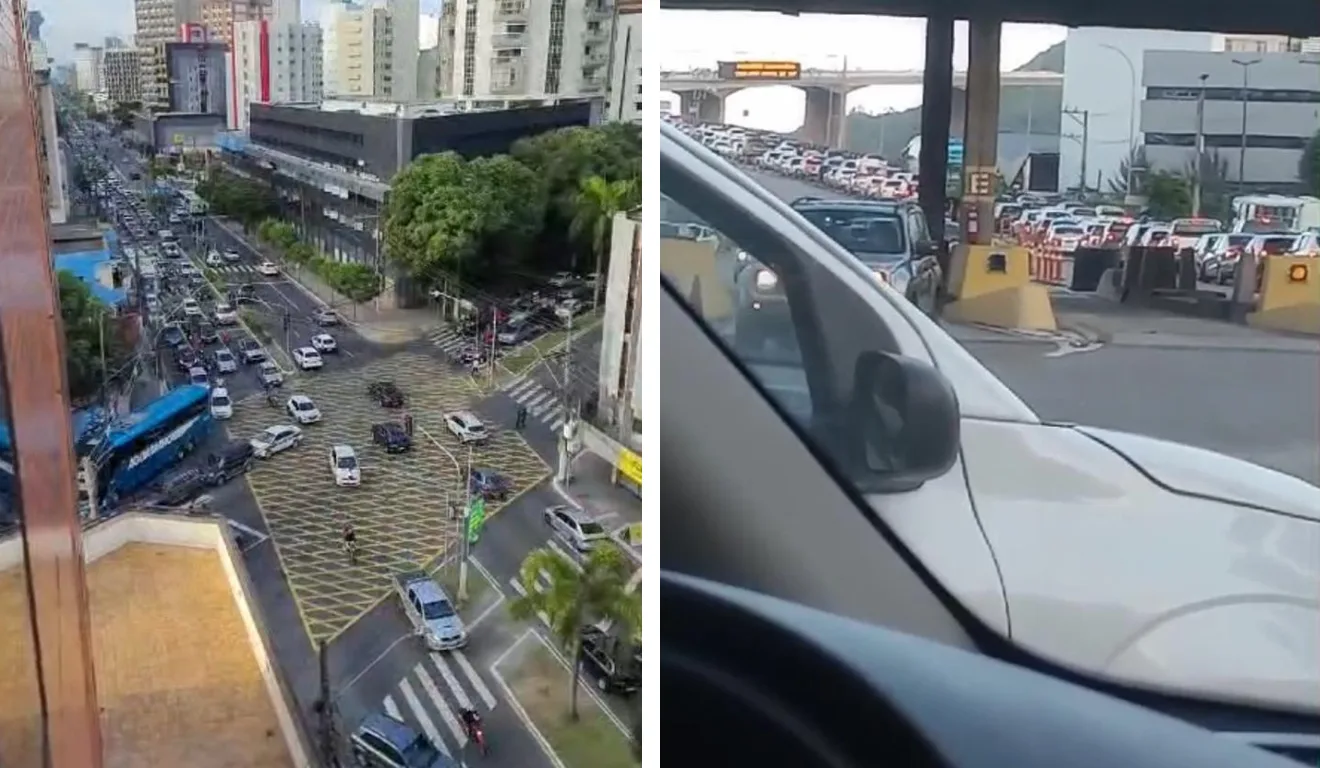 Trânsito na Reta da Penha e na Teceira Ponte