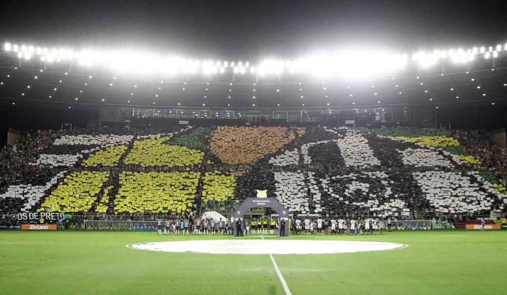 Gremio x Botafogo pelo Campeonato Brasileiro no Estadio Kleber Andrade