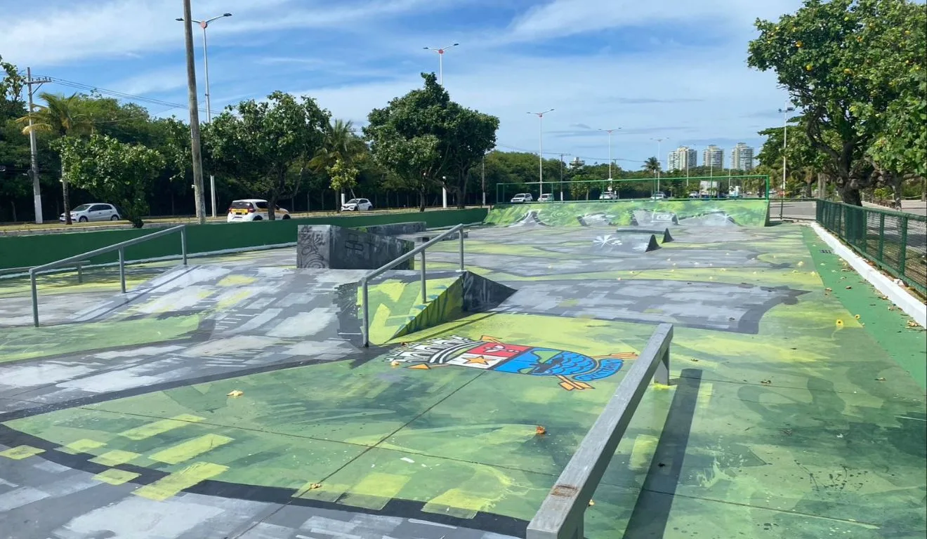 Pista de skate na Praia de Camburi