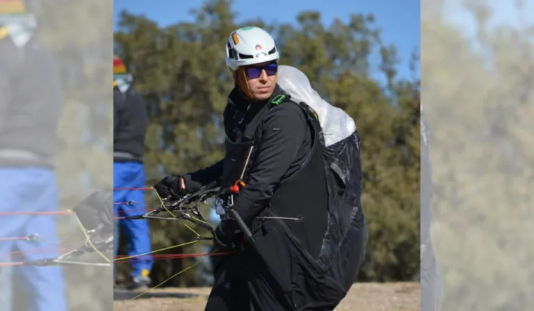 Homem morre parapente