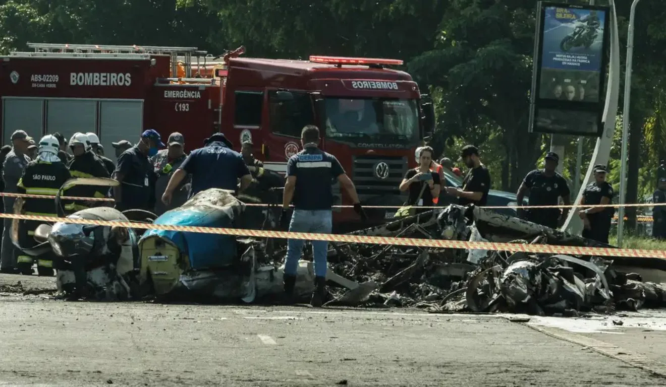 Queda de avião são paulo