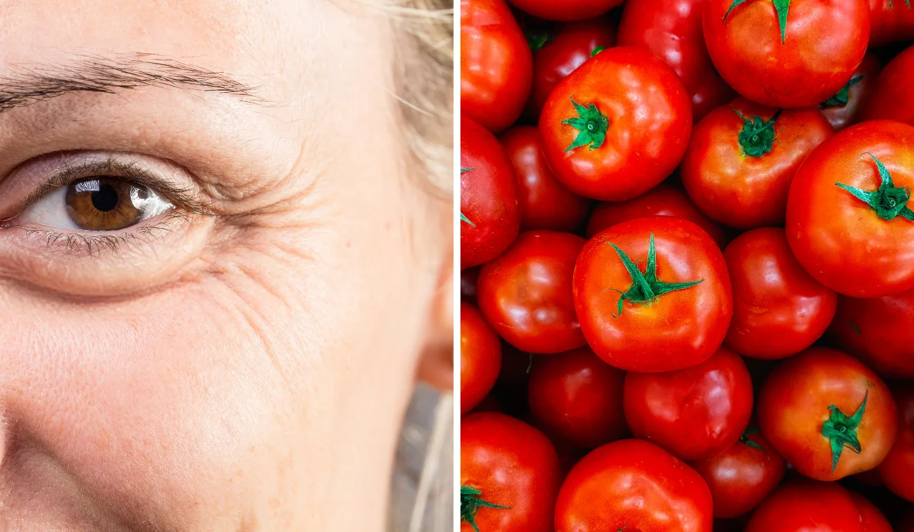 Produto caseiro com tomate ajuda a eliminar rugas/Reprodução