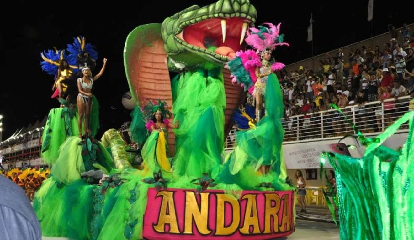 Andaraí será a quinta escola a desfilar pelo grupo A. (Foto: Reprodução/PMV)