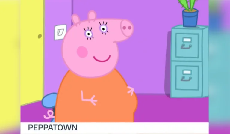 Família da Peppa Pig está grávida