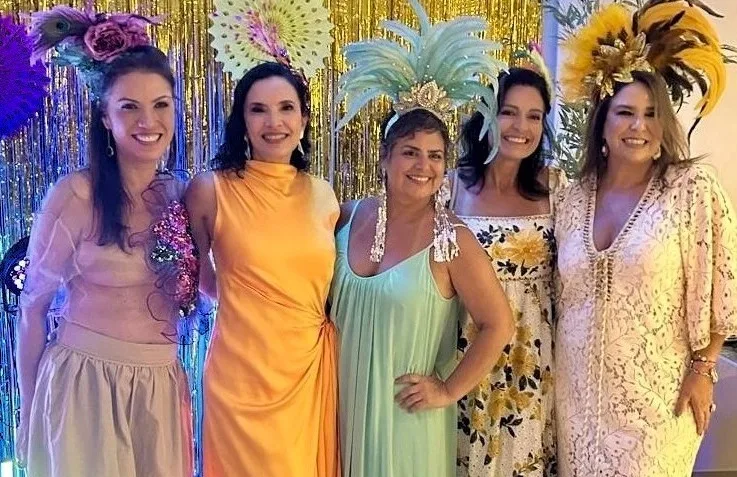 Pré-carnaval em alto estilo para Ana Cristina Pretti