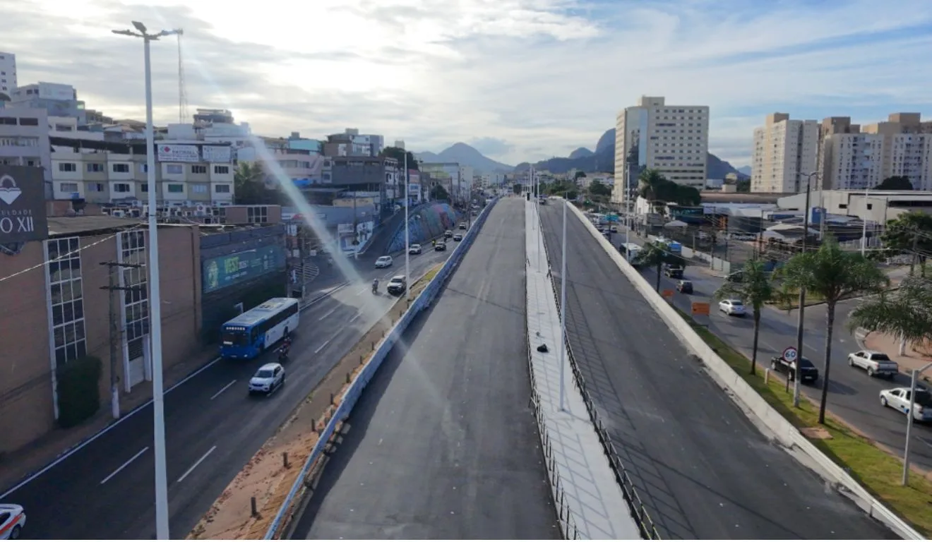 Viaduto será inaugurado na tarde de quarta

Reprodução/Claudio Postay