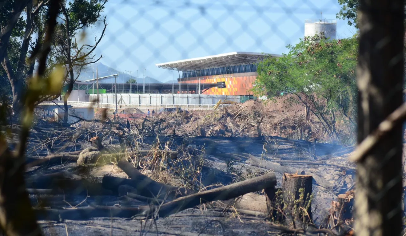 Incêndio Aeroporto Vitória