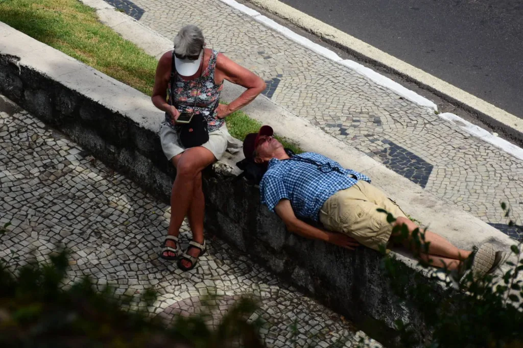 Turistas da Alemanha do cruzeiro Vasco da Gama, que atracou no Porto de Vitória