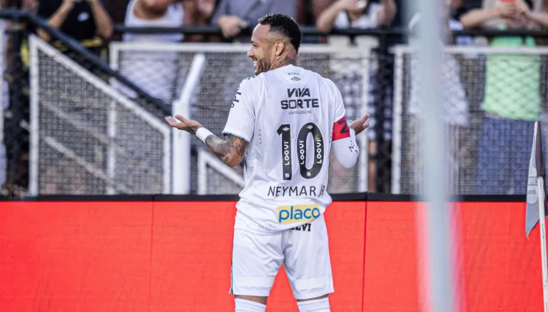 Paulistão: Inter de Limeira x Santos. Neymar