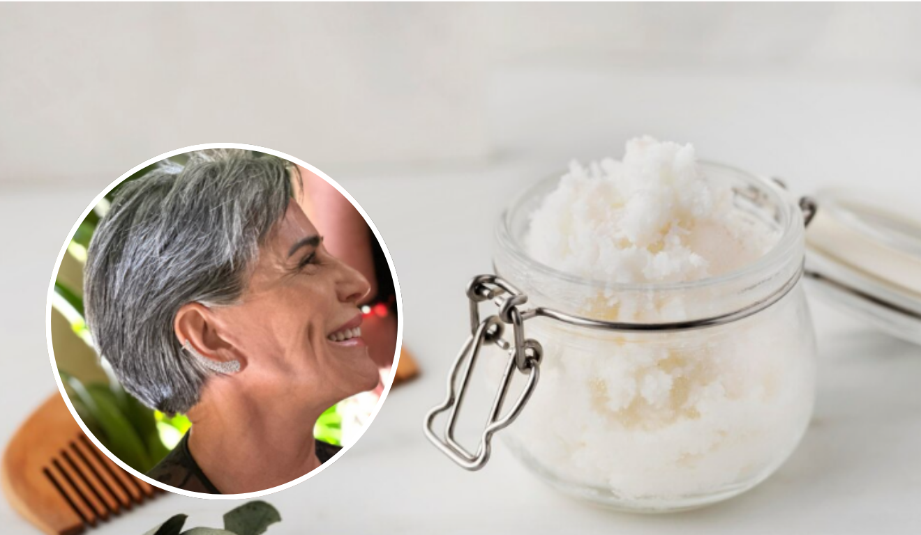 Mistura de Glória Pires traz hidratação potente ao grisalho