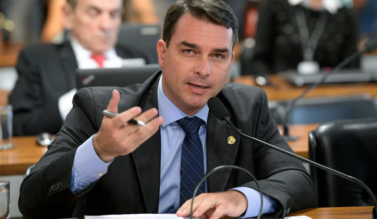 Flávio Bolsonaro é senador. Foto: Pedro França/Agência Senado