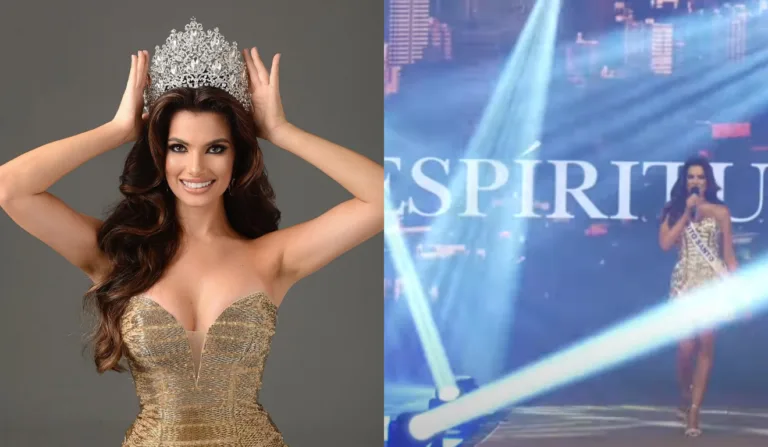 Espírito Santo foi escrito errado no telão do Miss Universe Brasil