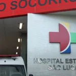 Hospital S&atilde;o Lucas, em Vit&oacute;ria (Foto: Reprodu&ccedil;&atilde;o/TV Vit&oacute;ria)