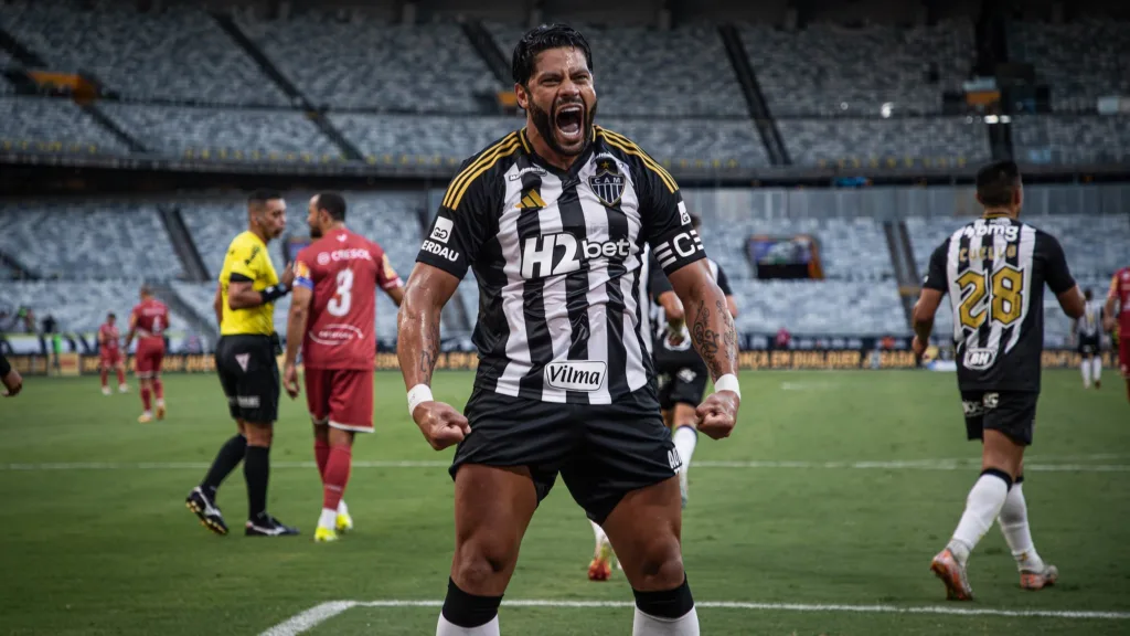 Hulk no jogo Atlético-MG x Tombense, no Campeonato Mineiro