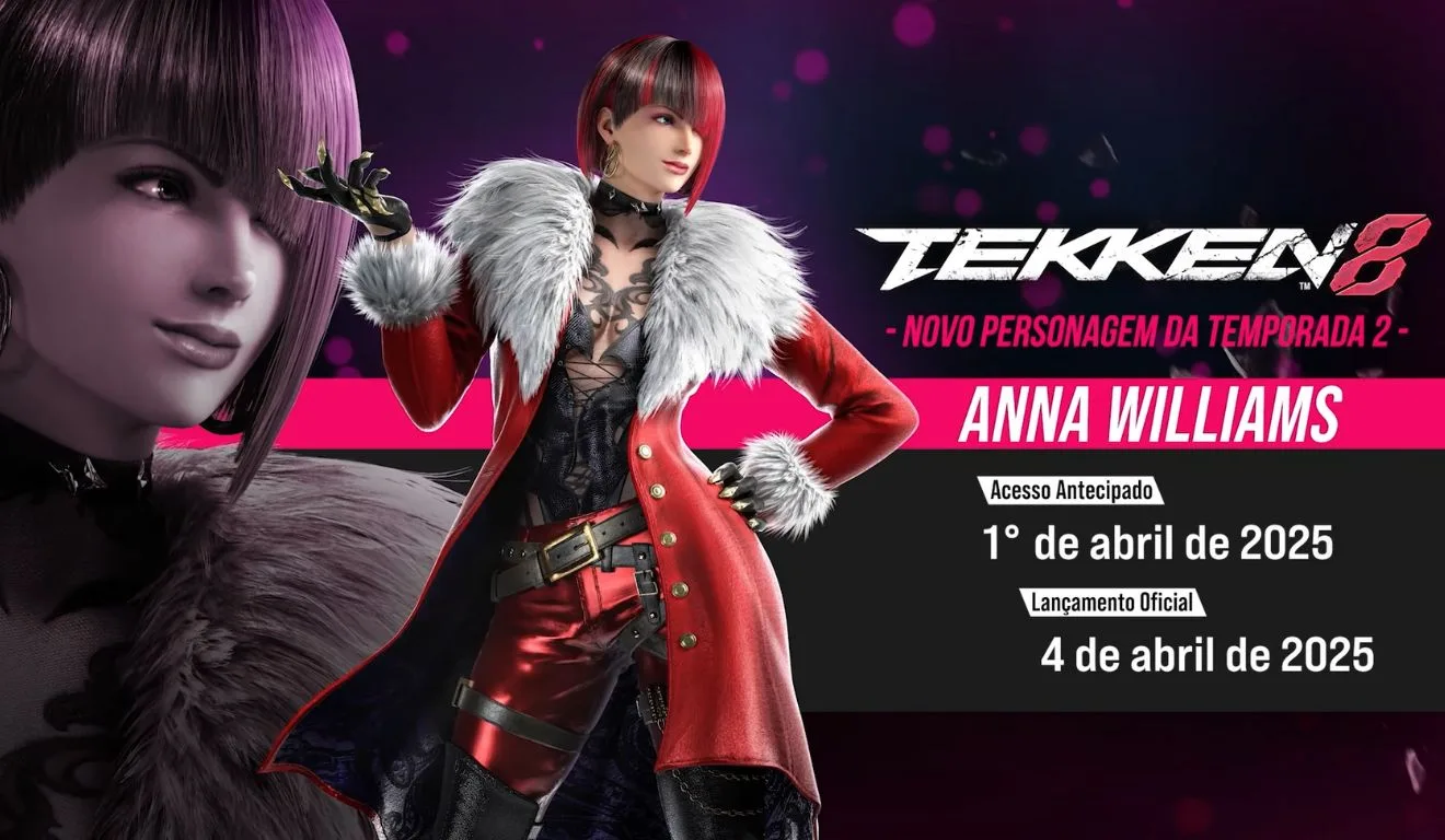 Lutadora foi anunciada no TEKKEN 8 Talk Live e chegará como DLC