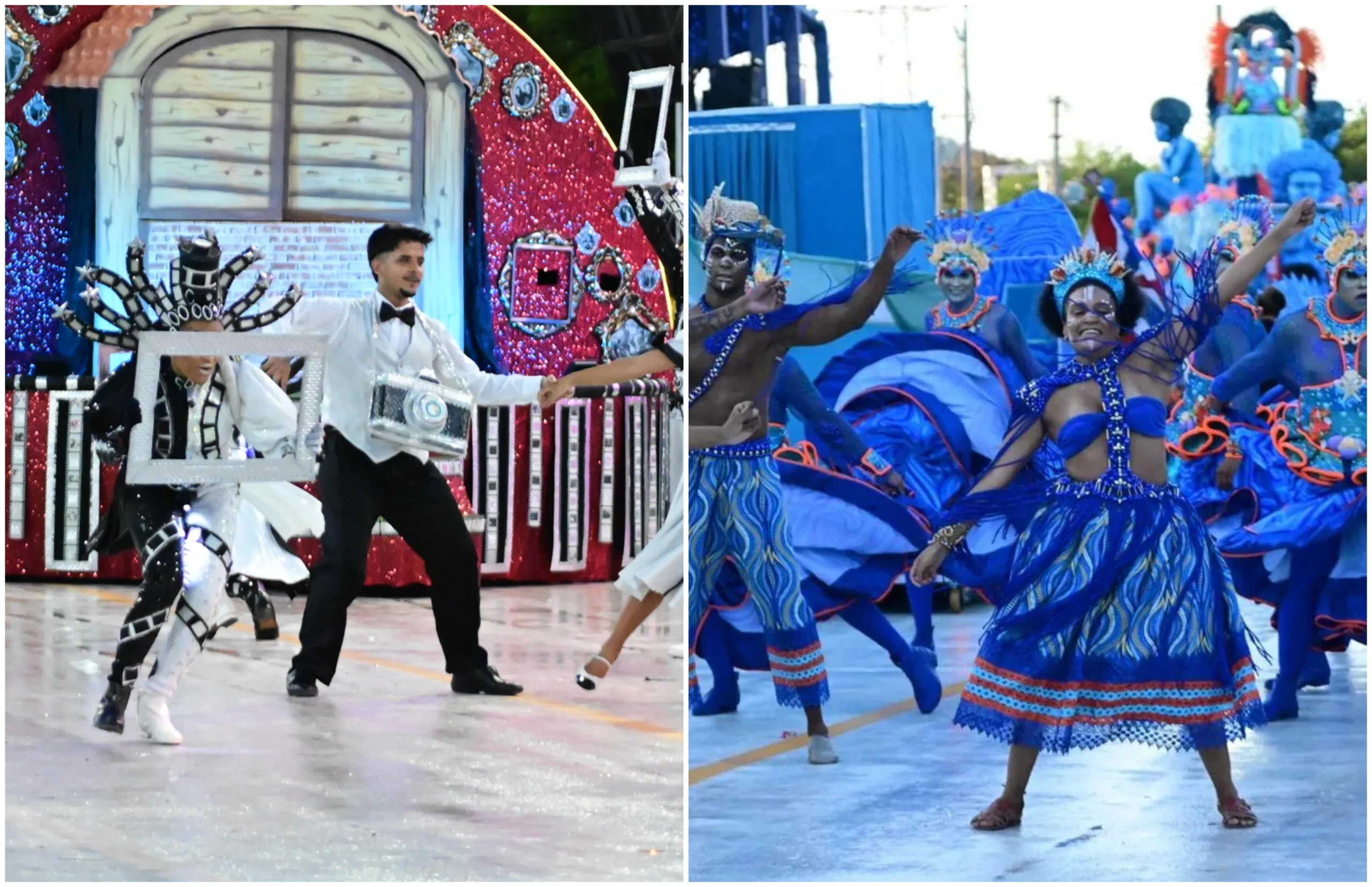 Boa Vista homenageou Sebastião Salgado. Já o Pega no Samba teve as sereias de Zambi como enredo. (Fotos: Thiago Soares/ Folha Vitória)