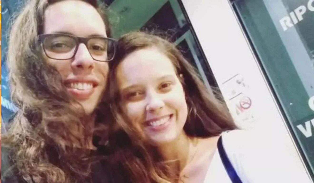  Matheus Stein e Ana Carolina Kurth estavam morando juntos em um apartamento no Centro de Vitória. Foto: arquivo pessoal
