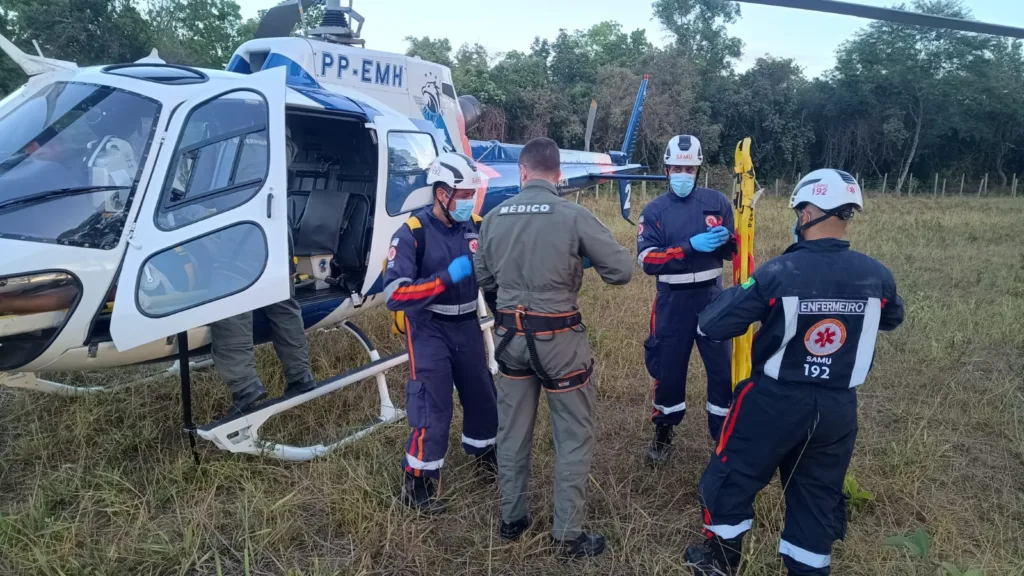 Grave acidente deixa 22 feridos na Serra/Divulgação Notaer