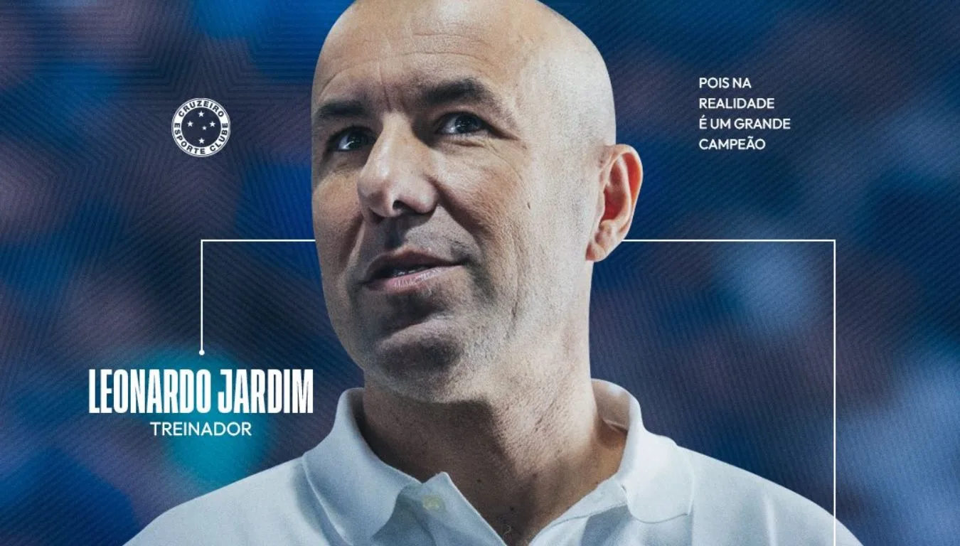 Leonardo Jardim, novo técnico do Cruzeiro