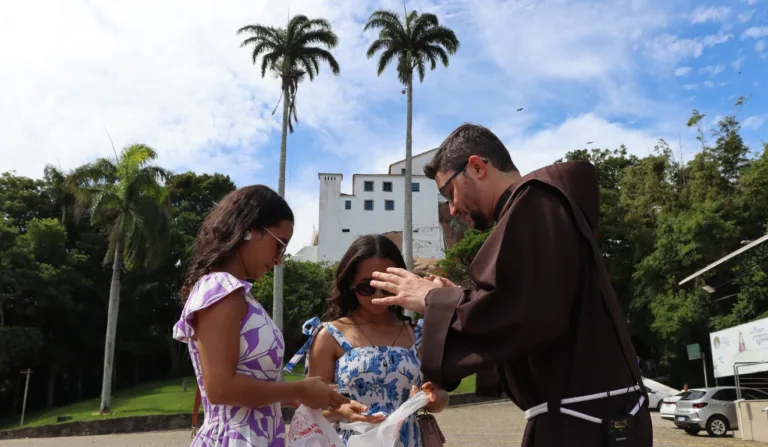 Convento vai realizar bênçãos uma vez por mês em 2025 e a diversas áreas. Foto: Divulgação/ Ascom