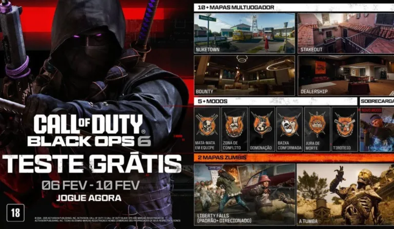 Multiplayer de Call of Duty: Black Ops 6 de graça