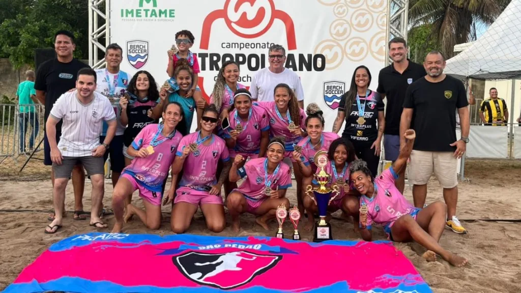 São Pedro Beach Soccer, campeão do Metropolitano em Aracruz