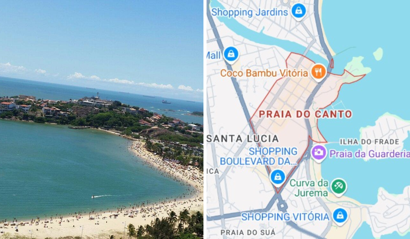 Praia do Canto em Vitória: localização e o que fazer/Reprodução