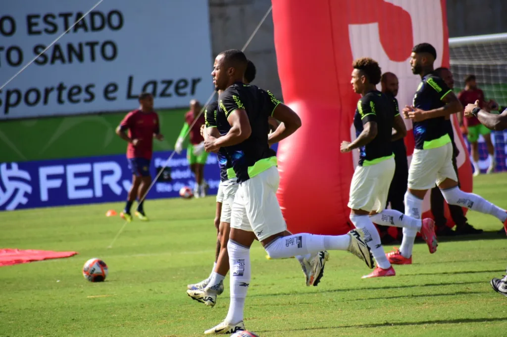 Botafogo x Madureira. Torcida do Botafogo no Kleber Andrade, em Cariacica (Foto: Thiago Soares/Folha Vitória