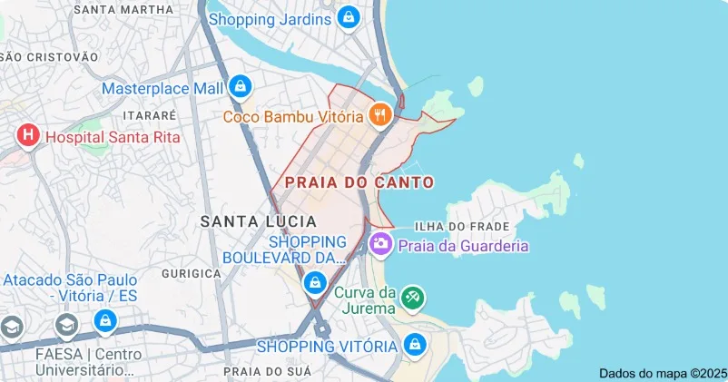 Praia do Canto em Vitória (ES)/Reprodução