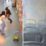 Em Anápolis (GO), uma mulher fazia compras quando o celular explodiu no bolso de sua calça. Já em Guarapari, o aparelho de uma passageira do Transcol também pegou fogo dentro do bolso. Fotos: Reprodução de vídeo