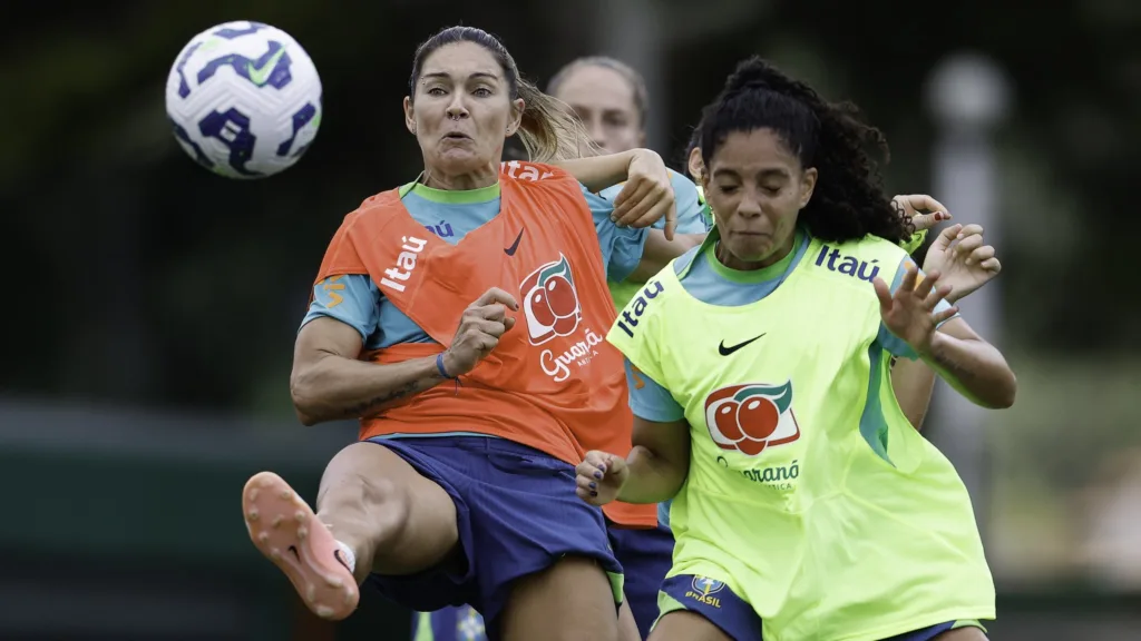 Seleção Feminina treina na Granja Comary em Teresópolis nessa quinta-feira 20/02.