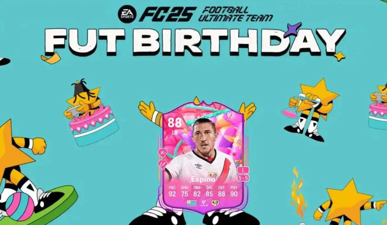 Desbloqueie o card FUT Birthday de Alfonso Espino no EA Sports FC 25 gratuitamente com este guia fácil de objetivos e recompensas no Ultimate Team.