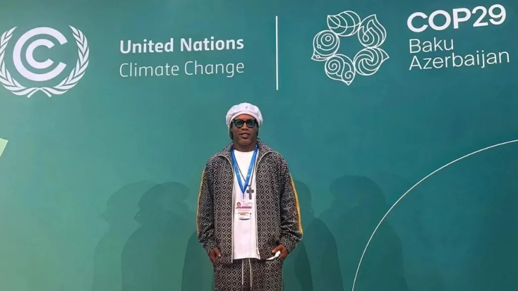 Ronaldinho Gaúcho na COP 29, Conferência da ONU em Baku, no Azerbaijão. Novembro de 2024