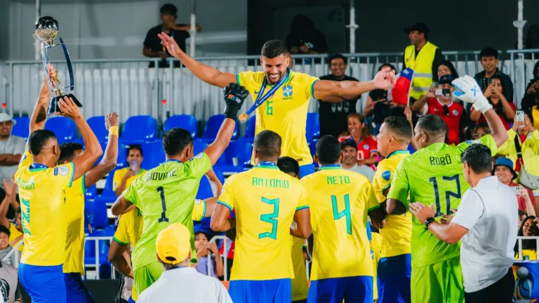 Copa América de beach soccer. Brasil campeão