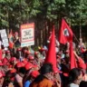 Invasão do MST à área da Suzano Papel e Celulose em Aracruz.