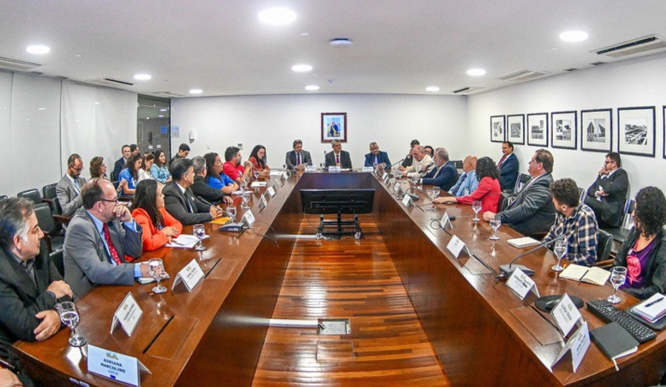 reunião de centrais sindicais com governo federal
