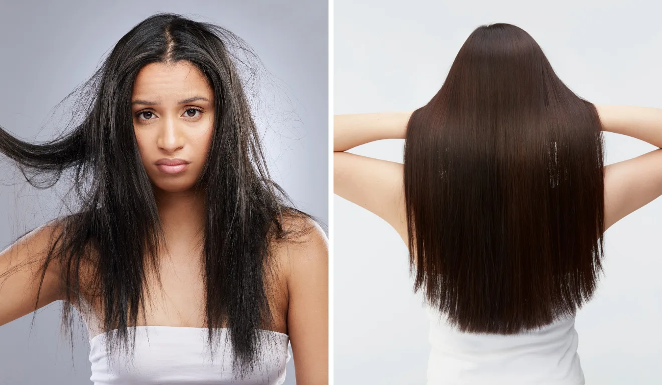 Receita caseira promete eliminar o frizz e deixar o cabelo com efeito de progressiva/Canva