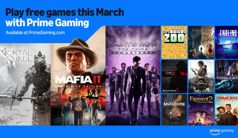 Confira os jogos gratuitos de março no Prime Gaming! Saints Row: The Third Remastered, Mafia II, Wolfenstein: The Old Blood e mais disponíveis para assinantes do Amazon Prime!