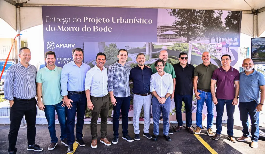 Cerimônia de entrega do projeto de revitalização do Morro do Bode